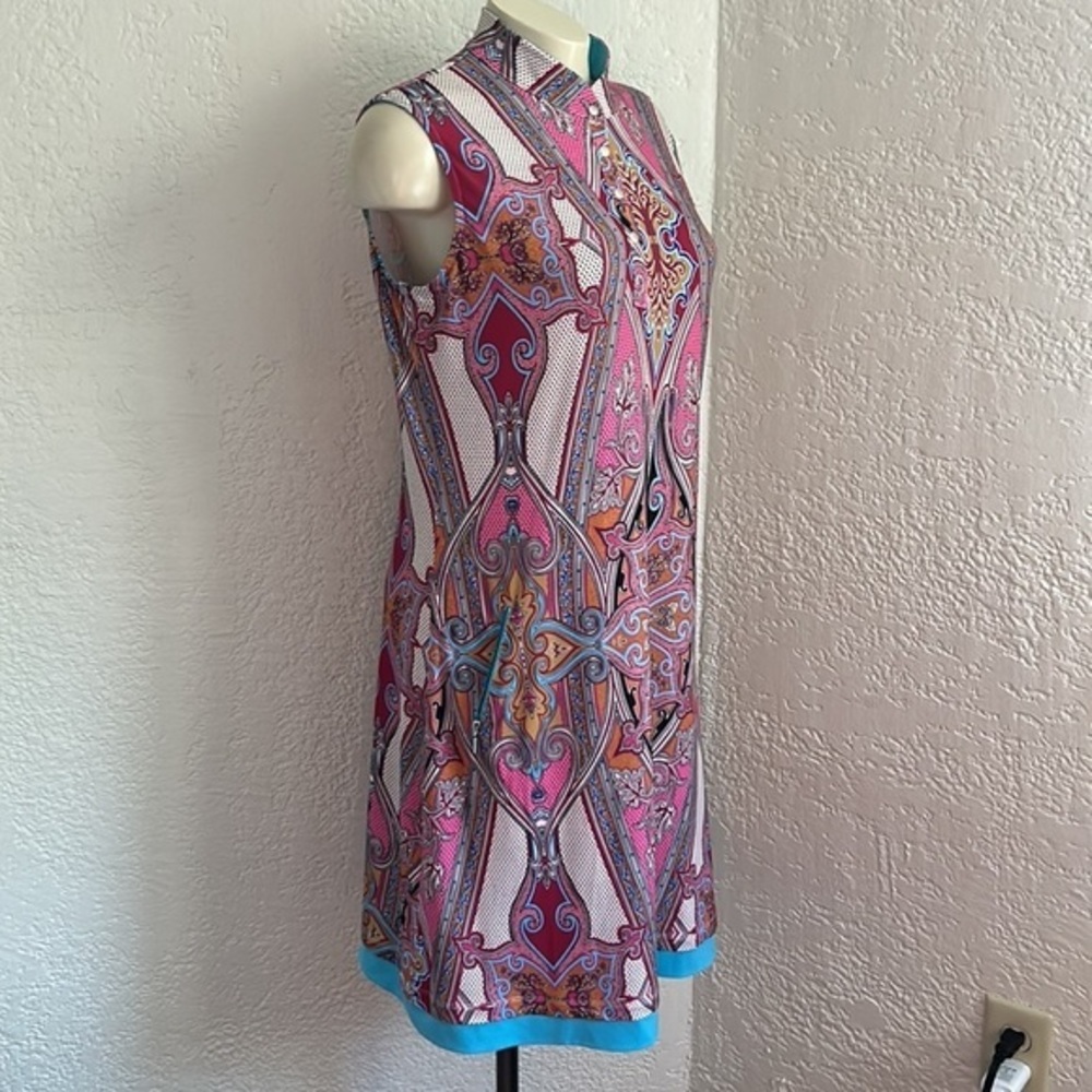 Birdeesport Australia floral / Paisley sheath Dress LARGE - Picture 7 of 16